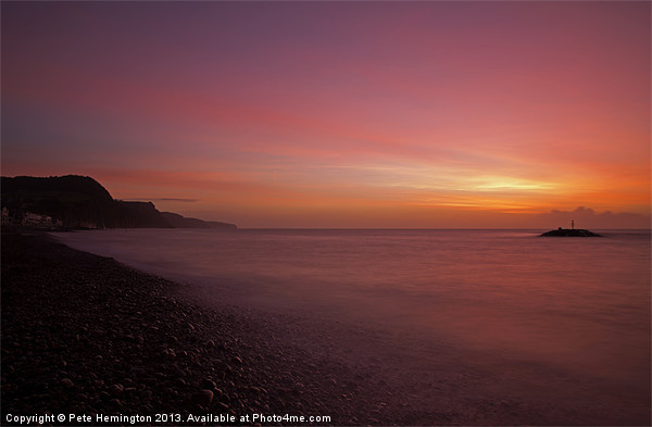 Winter coastal sunrise Picture Board by Pete Hemington