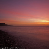 Buy canvas prints of Winter coastal sunrise by Pete Hemington