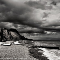 Buy canvas prints of Sidmouth looking East by Pete Hemington