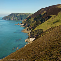 Buy canvas prints of North Devon coast from Blackstone point by Pete Hemington