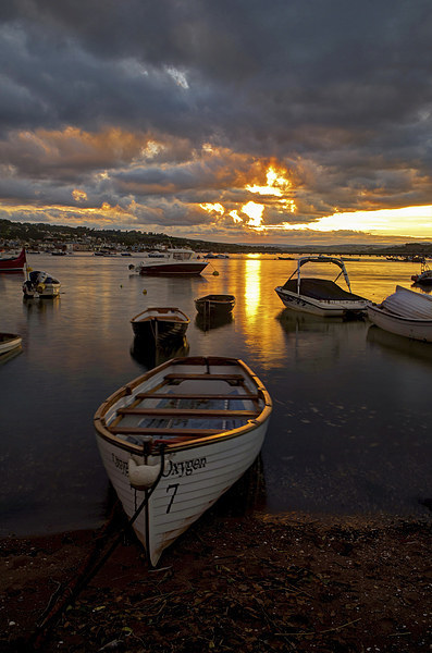 Sunset at Teignmouth Picture Board by Pete Hemington