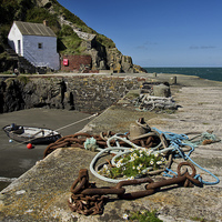 Buy canvas prints of Porthgain in South Wales by Pete Hemington