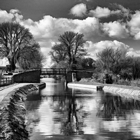 Buy canvas prints of Grand Western Canal by Pete Hemington