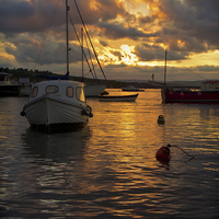 Buy canvas prints of Sunset at Teignmouth by Pete Hemington