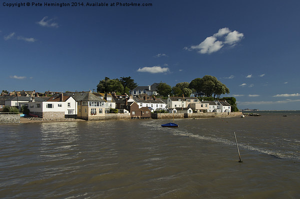  Lympstone on the Exe Estuary Picture Board by Pete Hemington