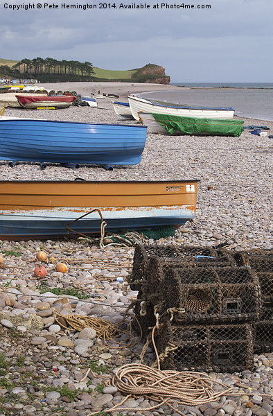  Budleigh beach Picture Board by Pete Hemington