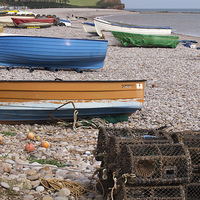Buy canvas prints of  Budleigh beach by Pete Hemington