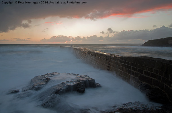  Porthleven in Cornwall Picture Board by Pete Hemington