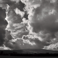 Buy canvas prints of  Billowing clouds by Pete Hemington