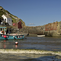 Buy canvas prints of  Porthgain in Wales by Pete Hemington