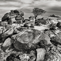 Buy canvas prints of  Holwell Tor on Dartmoor by Pete Hemington
