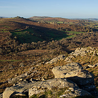 Buy canvas prints of Hound Tor and Greator Rocks by Pete Hemington