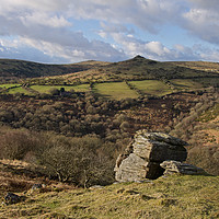 Buy canvas prints of From Bench Tor to Sharp Tor by Pete Hemington