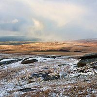 Buy canvas prints of From Yes Tor on Dartmoor by Pete Hemington
