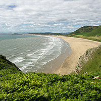 Buy canvas prints of Rhossili in the Gower by Pete Hemington