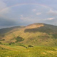 Buy canvas prints of Rain over Swirl How from the Hardknott Pass by Pete Hemington