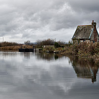 Buy canvas prints of Lock Keepers Cottage at Topsham by Pete Hemington