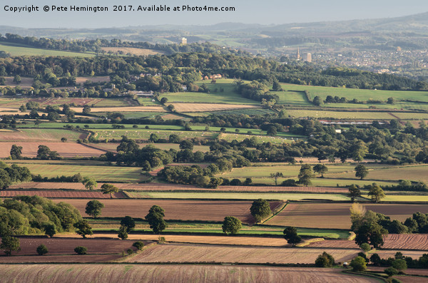 Mid Devon from Raddon Top Picture Board by Pete Hemington