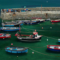 Buy canvas prints of Coverack Habour - Cornwall by Pete Hemington