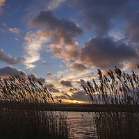 Buy canvas prints of Sunset over the Exe by Pete Hemington
