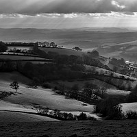 Buy canvas prints of The Exe Valley by Pete Hemington