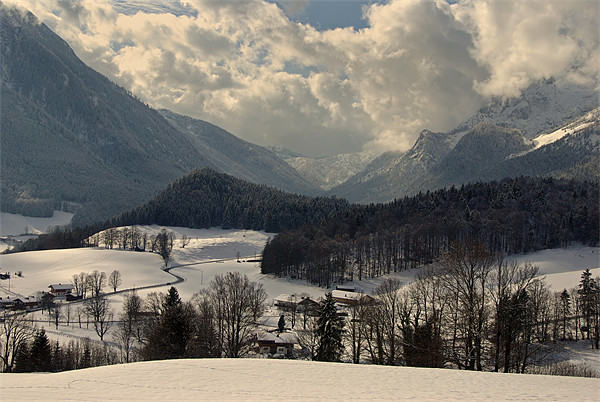 Winter in Bavaria Picture Board by Pete Hemington