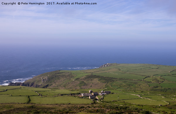 North Cornish coast from Carn Galver Picture Board by Pete Hemington