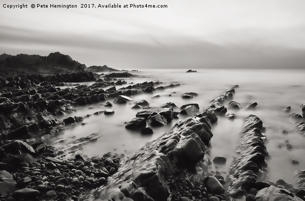Load tide near Screda Cove Picture Board by Pete Hemington