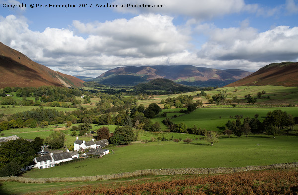 Skiddaw from the Newlands valley Picture Board by Pete Hemington