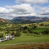 Buy canvas prints of Skiddaw from the Newlands valley by Pete Hemington