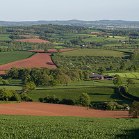 Buy canvas prints of Yarde Downs view by Pete Hemington