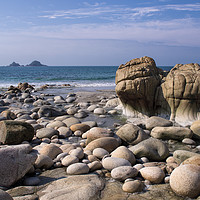 Buy canvas prints of Porth Nanven in Cornwall by Pete Hemington
