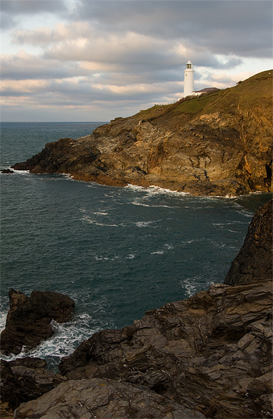 Trevose Head Lighthouse Picture Board by Pete Hemington