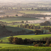 Buy canvas prints of Mist in Mid Devon by Pete Hemington