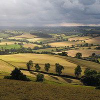 Buy canvas prints of View from Raddon Hill by Pete Hemington