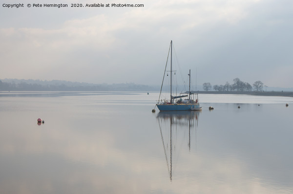 Mist on the Exe Estuary Picture Board by Pete Hemington