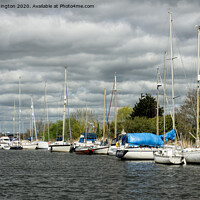 Buy canvas prints of Boats at Double locks by Pete Hemington