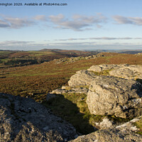 Buy canvas prints of Dartmoor view from Saddle Tor by Pete Hemington