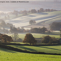 Buy canvas prints of Mid Devon over the Culm Valley by Pete Hemington