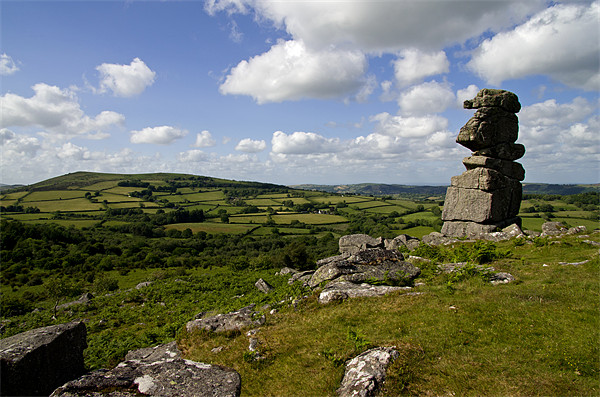 Bowermans Nose and Easdon Tor Picture Board by Pete Hemington