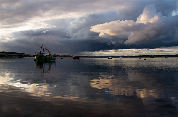 Evening light on the Exe Estuary Picture Board by Pete Hemington