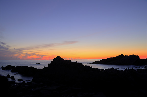 Sunset from Hartland Quay Picture Board by Pete Hemington