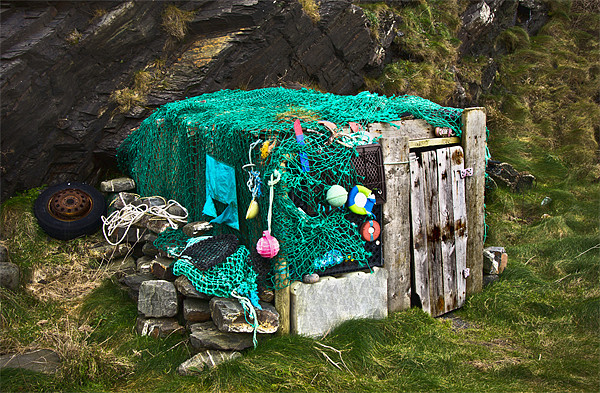 A Cornish Beach hut Picture Board by Pete Hemington