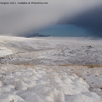 Buy canvas prints of Snowy Lints Tor on Dartmoor by Pete Hemington