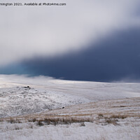 Buy canvas prints of Snowy Lints Tor on Dartmoor by Pete Hemington