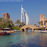 Buy canvas prints of Majestic Burj Al Arab by Graham Taylor