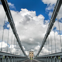Buy canvas prints of The Iconic Menai Bridge by Graham Taylor