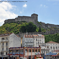 Buy canvas prints of Majestic Lourdes Castle Overlooking Seven Valleys by Graham Taylor