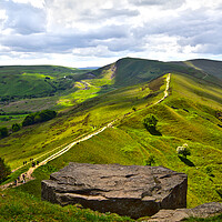Buy canvas prints of The great Ridge Derbyshire by Darren Burroughs