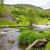 Buy canvas prints of Enjoying a day out at Dovedale by Darren Burroughs